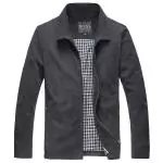 nouveau veste boss zippee coupe vent siglee capuche retractable 1213 noir